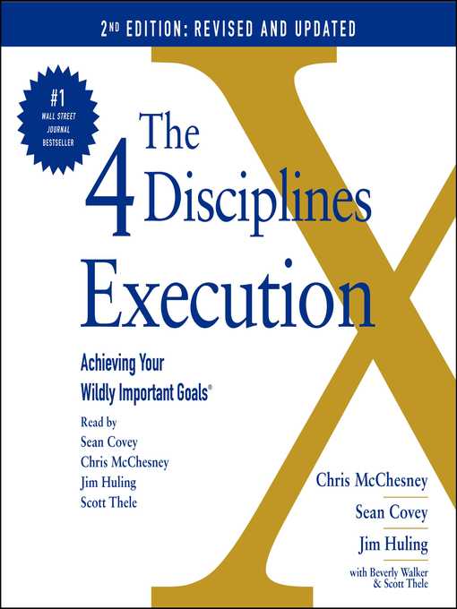 Title details for The 4 Disciplines of Execution by Chris McChesney - Wait list